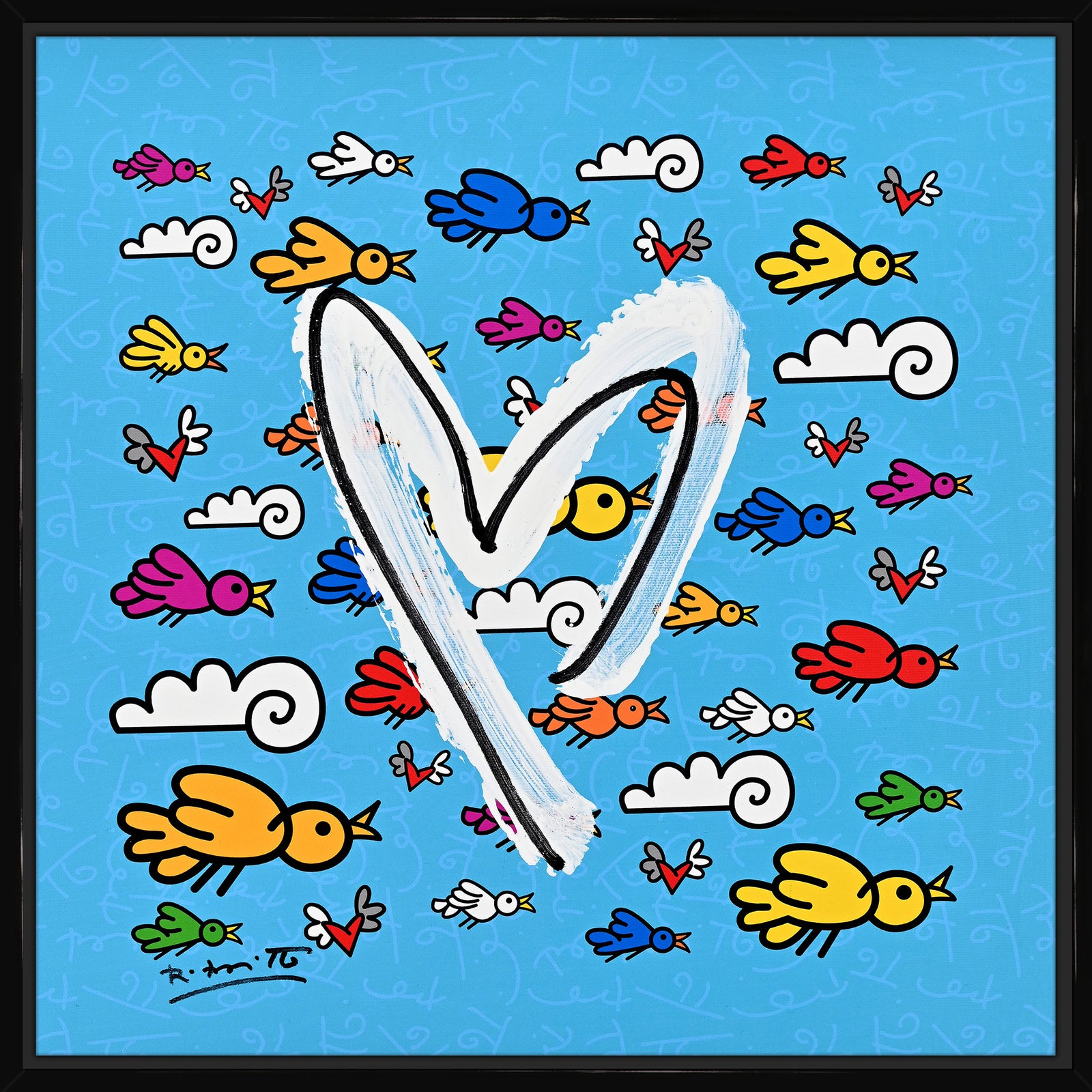 Heartbeat - Mixed Media Original