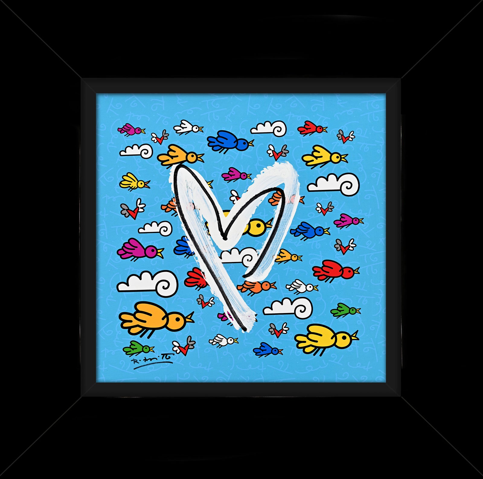 Heartbeat - Mixed Media Original