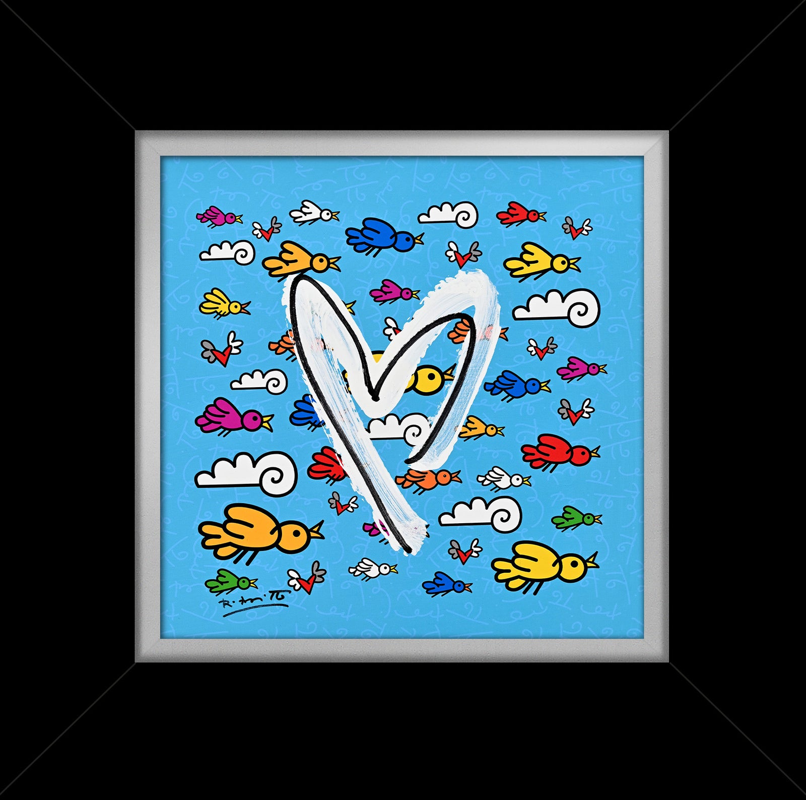 Heartbeat - Mixed Media Original