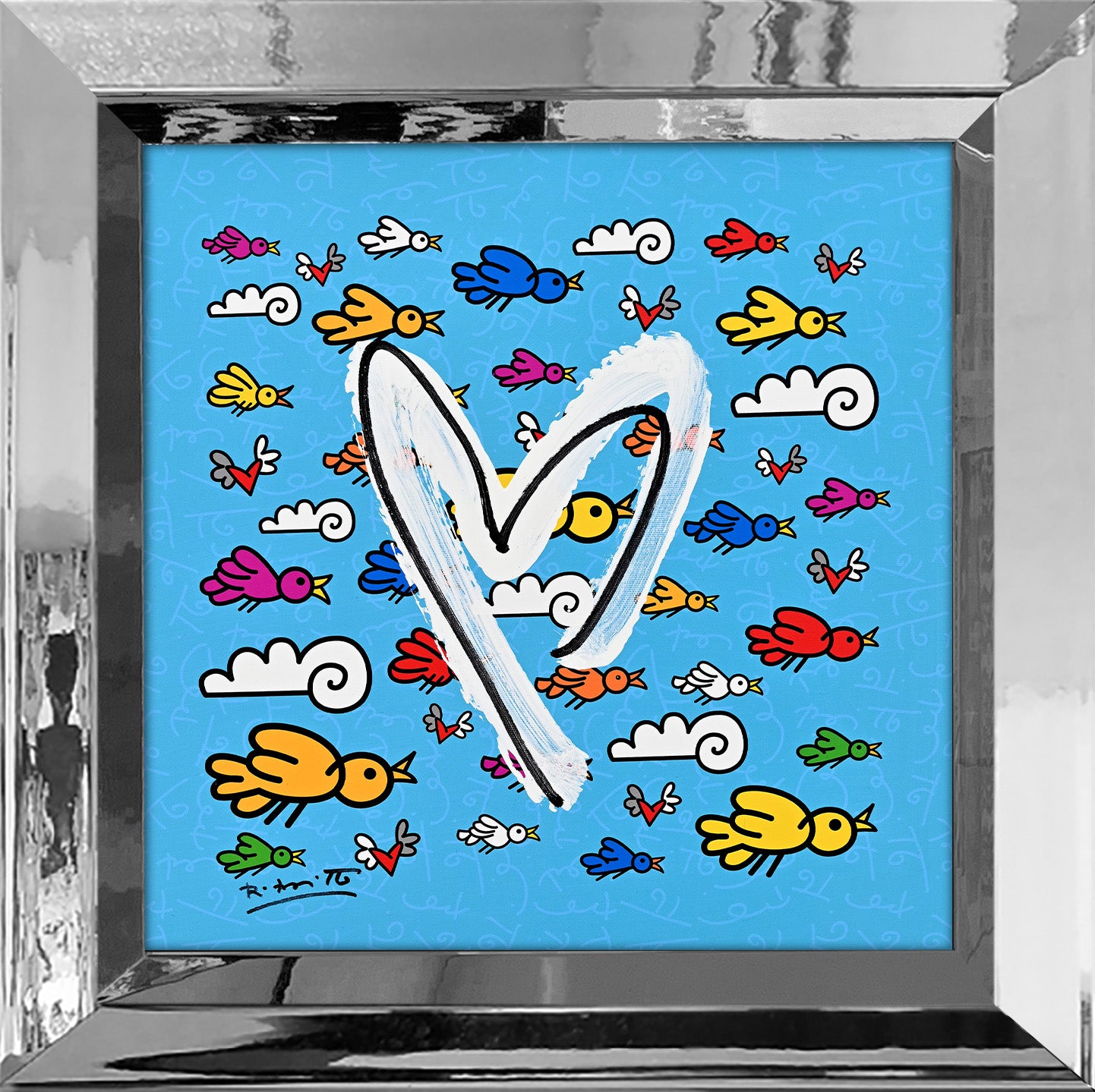 Heartbeat - Mixed Media Original