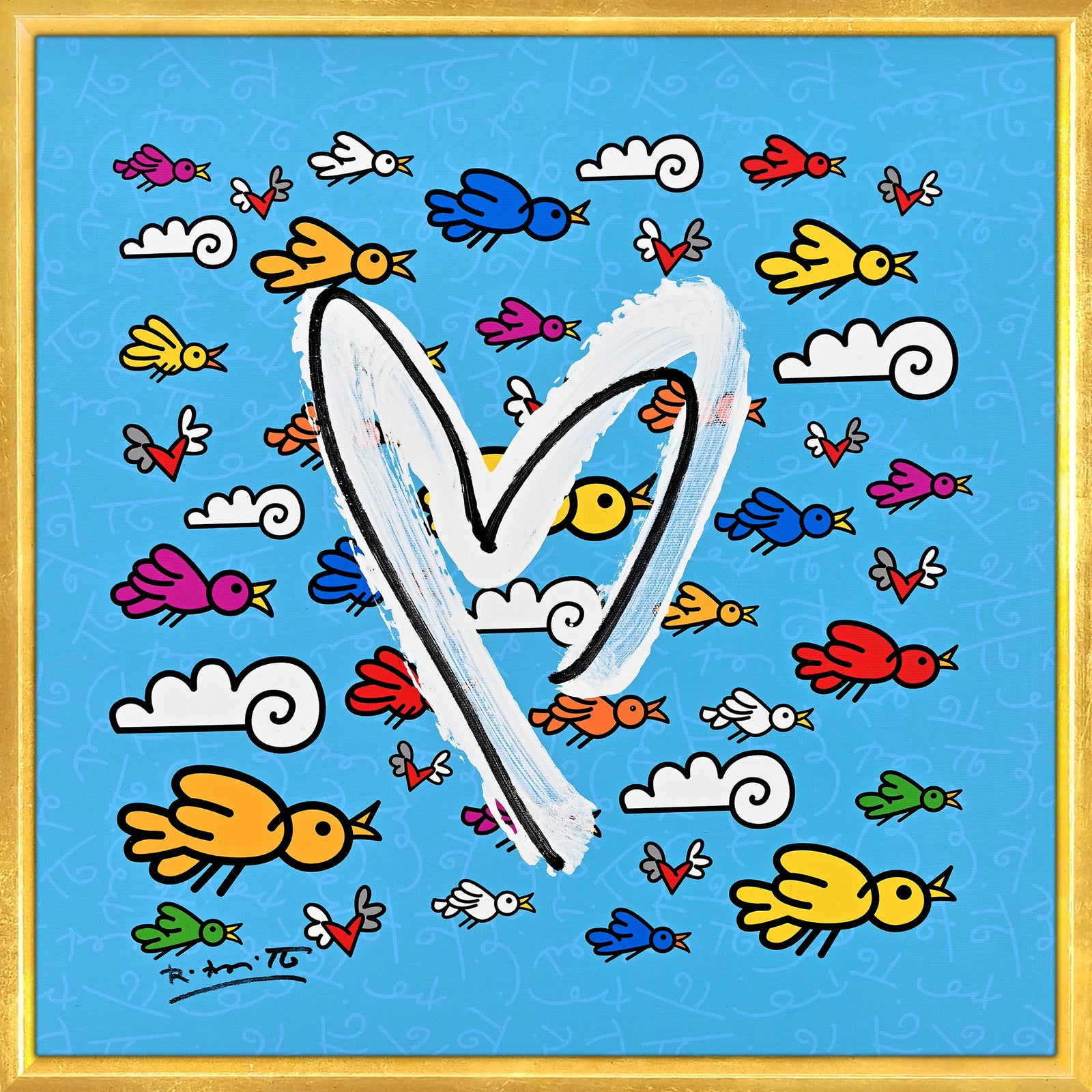 Heartbeat - Mixed Media Original