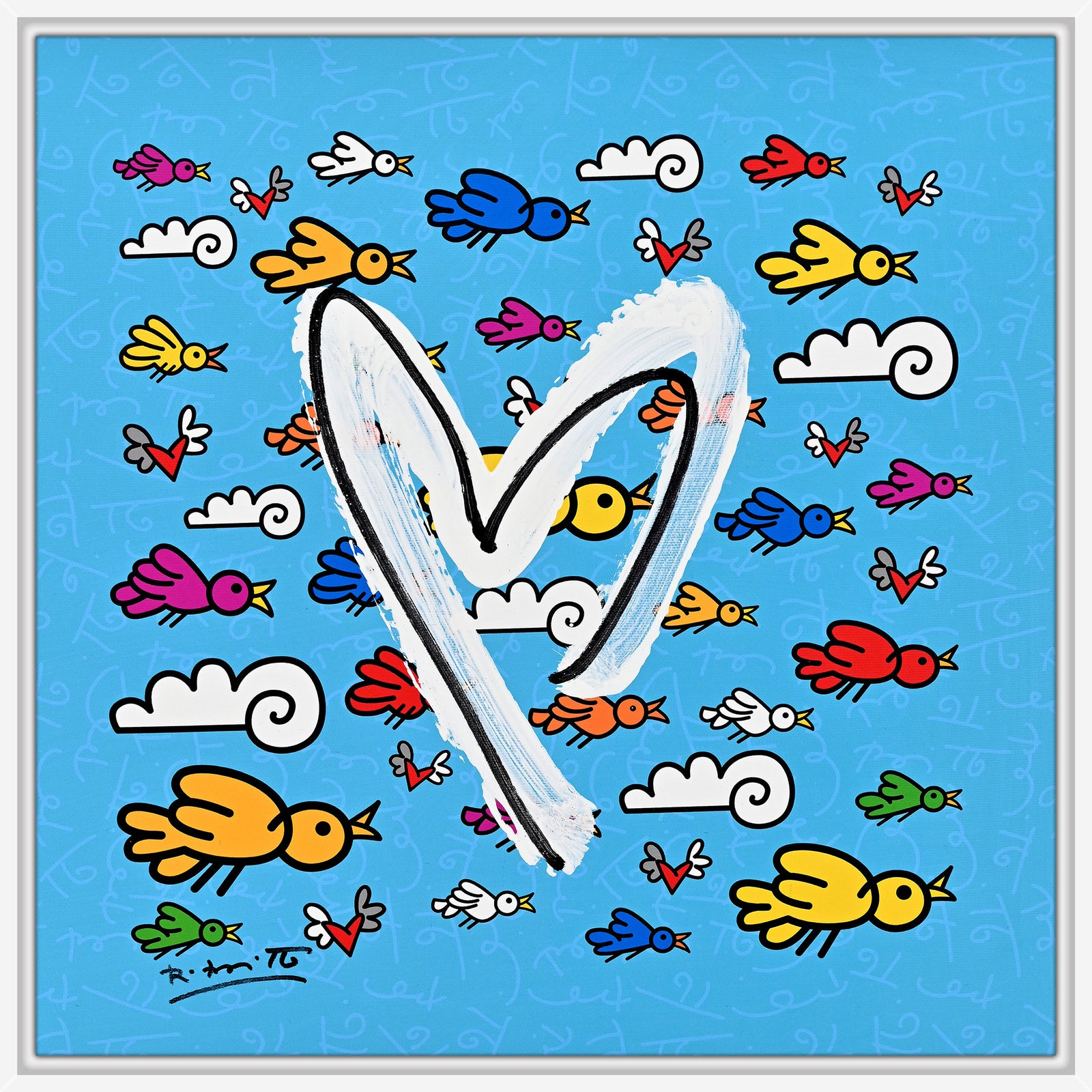 Heartbeat - Mixed Media Original