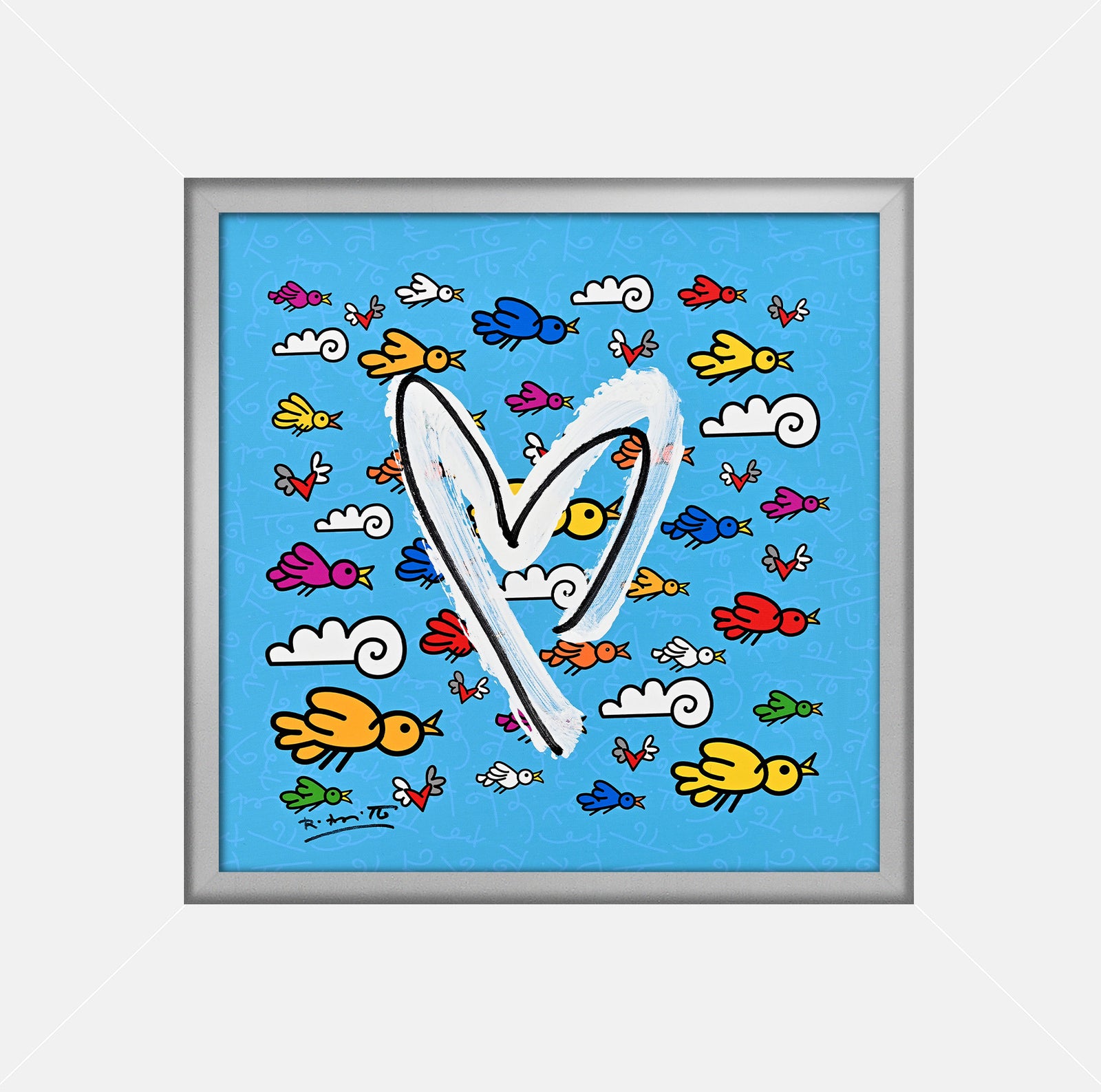 Heartbeat - Mixed Media Original