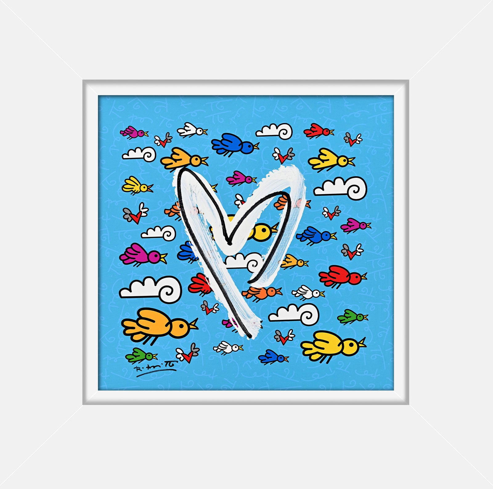 Heartbeat - Mixed Media Original