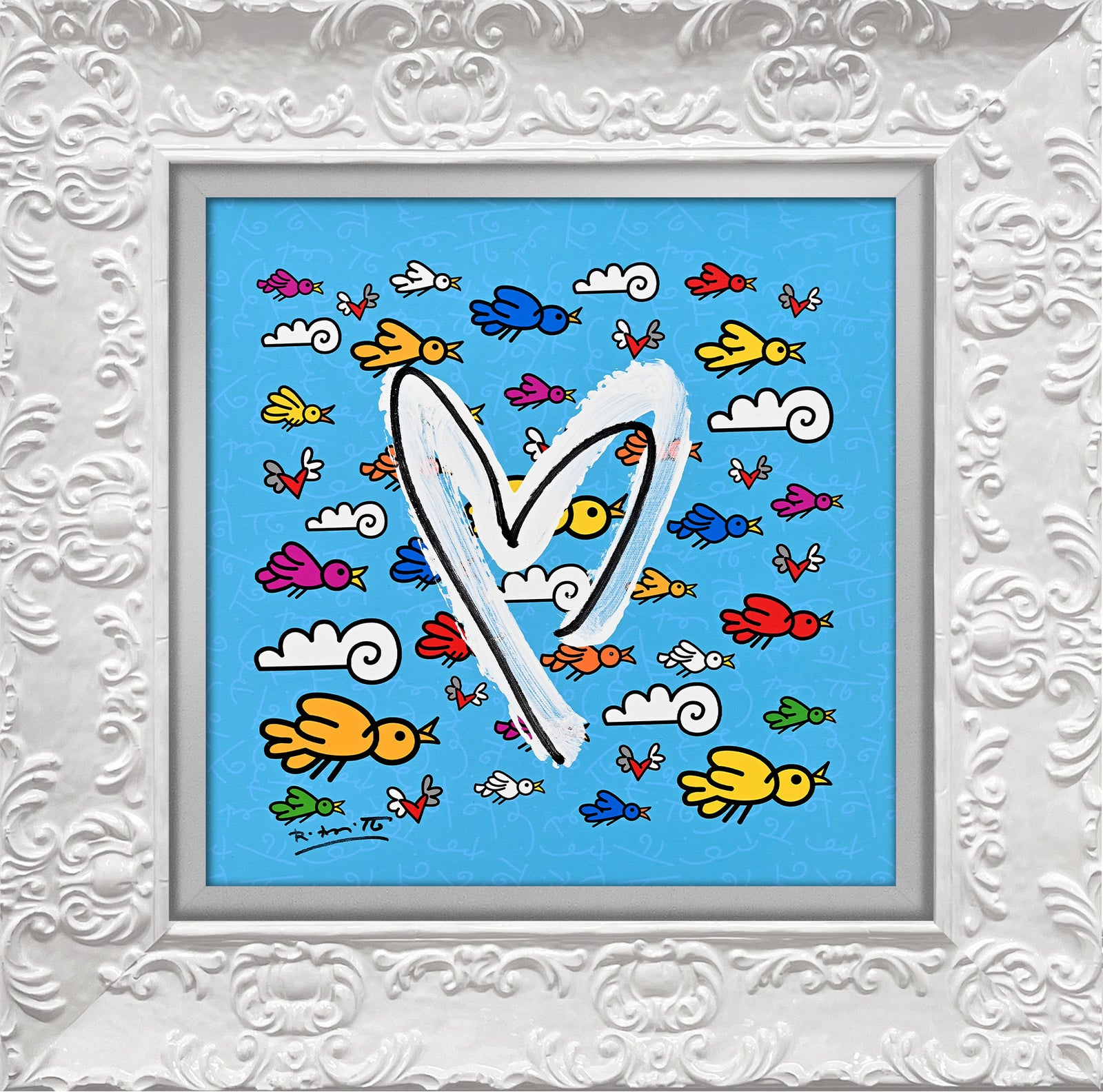 Heartbeat - Mixed Media Original