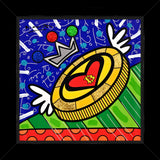 BRITTO COIN -  Mixed Media Original