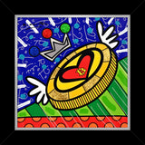 BRITTO COIN -  Mixed Media Original