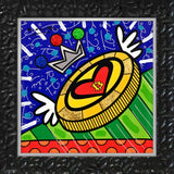 BRITTO COIN -  Mixed Media Original