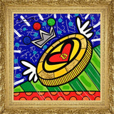 BRITTO COIN -  Mixed Media Original