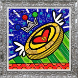 BRITTO COIN -  Mixed Media Original