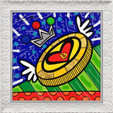 BRITTO COIN -  Mixed Media Original