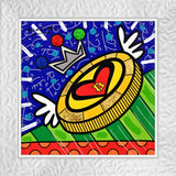 BRITTO COIN -  Mixed Media Original