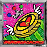 BRITTO COIN -  Mixed Media Original