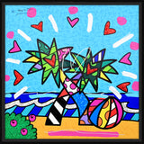 MIAMI BEACH -  Mixed Media Original *SOLD*