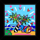 MIAMI BEACH -  Mixed Media Original *SOLD*