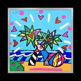 MIAMI BEACH -  Mixed Media Original *SOLD*