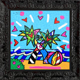 MIAMI BEACH -  Mixed Media Original *SOLD*