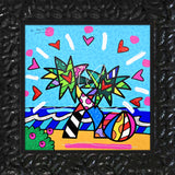 MIAMI BEACH -  Mixed Media Original *SOLD*