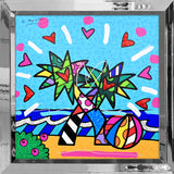 MIAMI BEACH -  Mixed Media Original *SOLD*