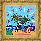 MIAMI BEACH -  Mixed Media Original *SOLD*