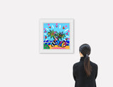 MIAMI BEACH -  Mixed Media Original *SOLD*