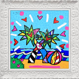 MIAMI BEACH -  Mixed Media Original *SOLD*