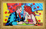DINNER DATE -  Mixed Media Original