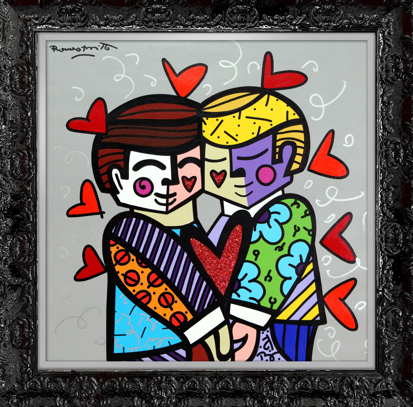 BEST FRIENDS -  Mixed Media Original