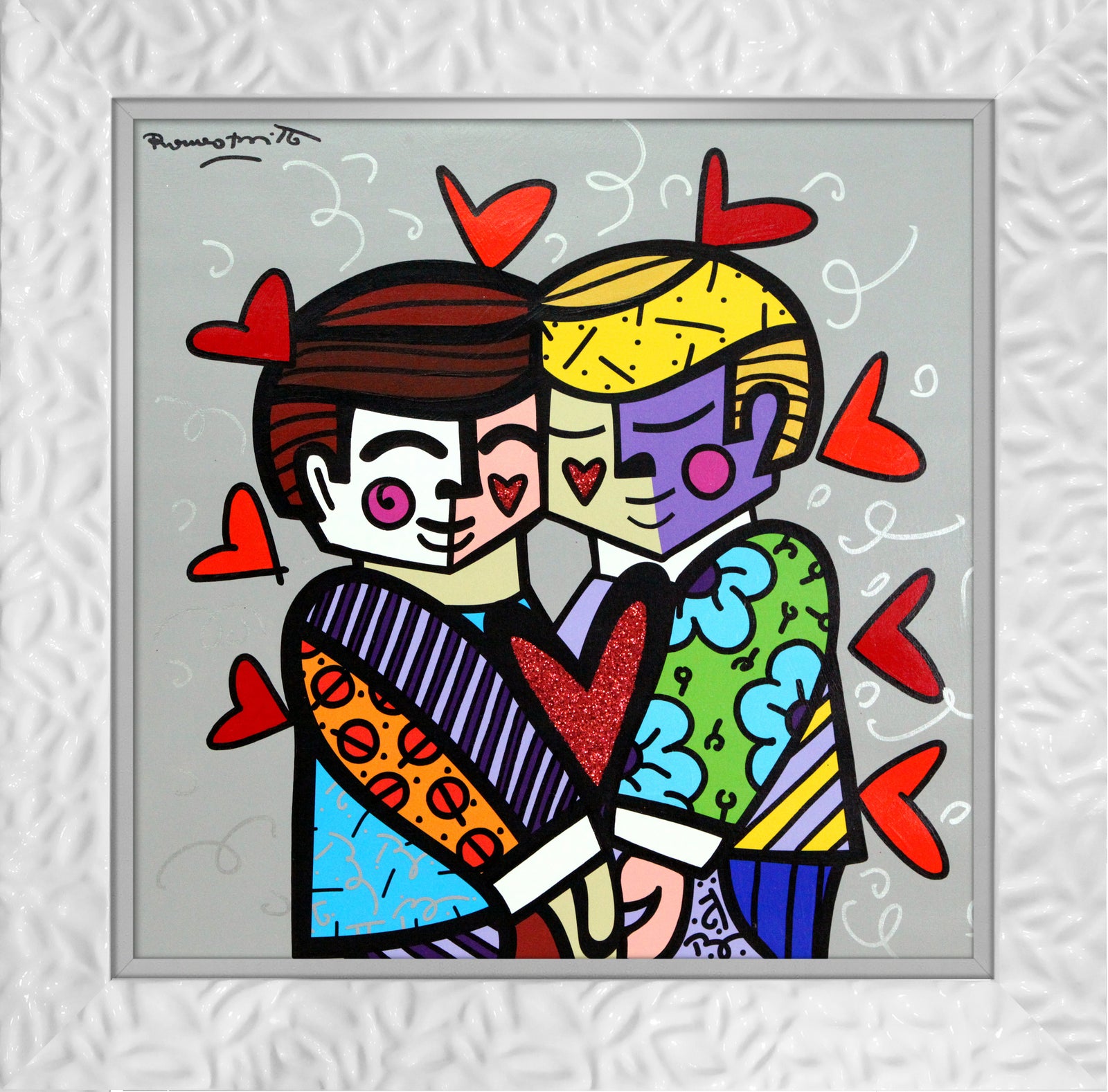 BEST FRIENDS -  Mixed Media Original