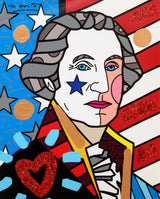 GEORGE WASHINGTON - Mixed Media Original