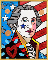 GEORGE WASHINGTON - Mixed Media Original