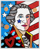 GEORGE WASHINGTON - Mixed Media Original