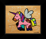 HAPPY UNICORN -  Mixed Media Original