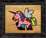 HAPPY UNICORN -  Mixed Media Original