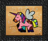 HAPPY UNICORN -  Mixed Media Original