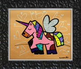 HAPPY UNICORN -  Mixed Media Original