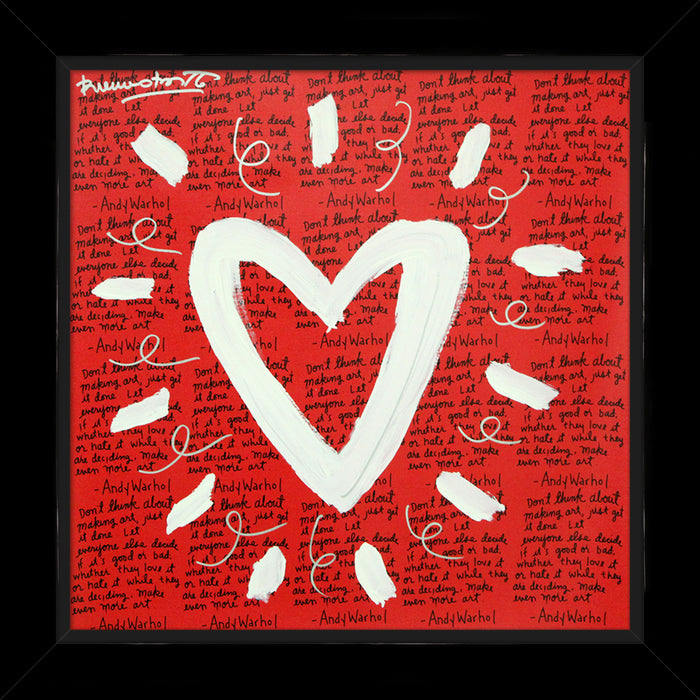 ANDY'S HEART - Mixed Media Original – Shop Britto