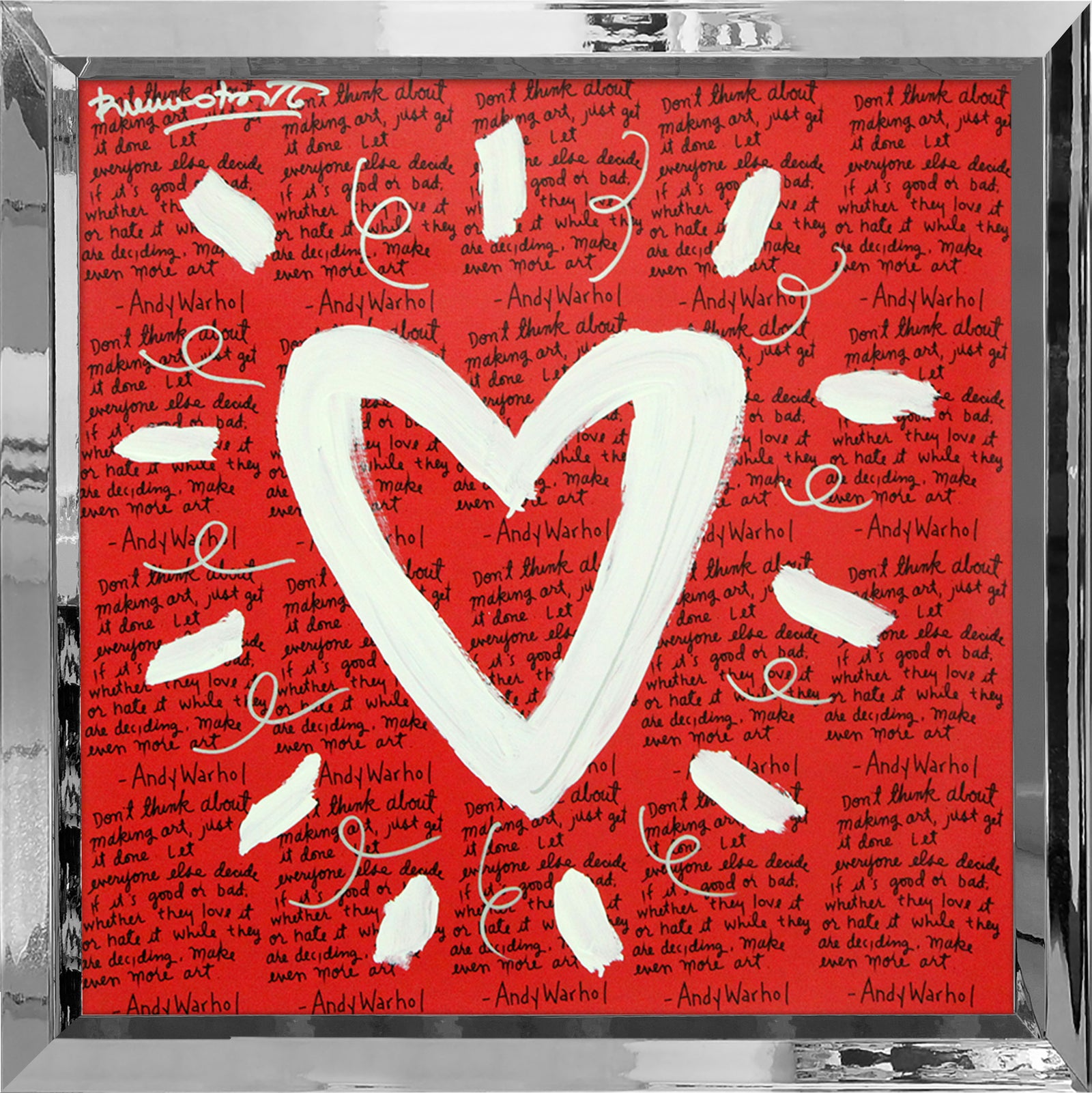 ANDY'S HEART - Mixed Media Original