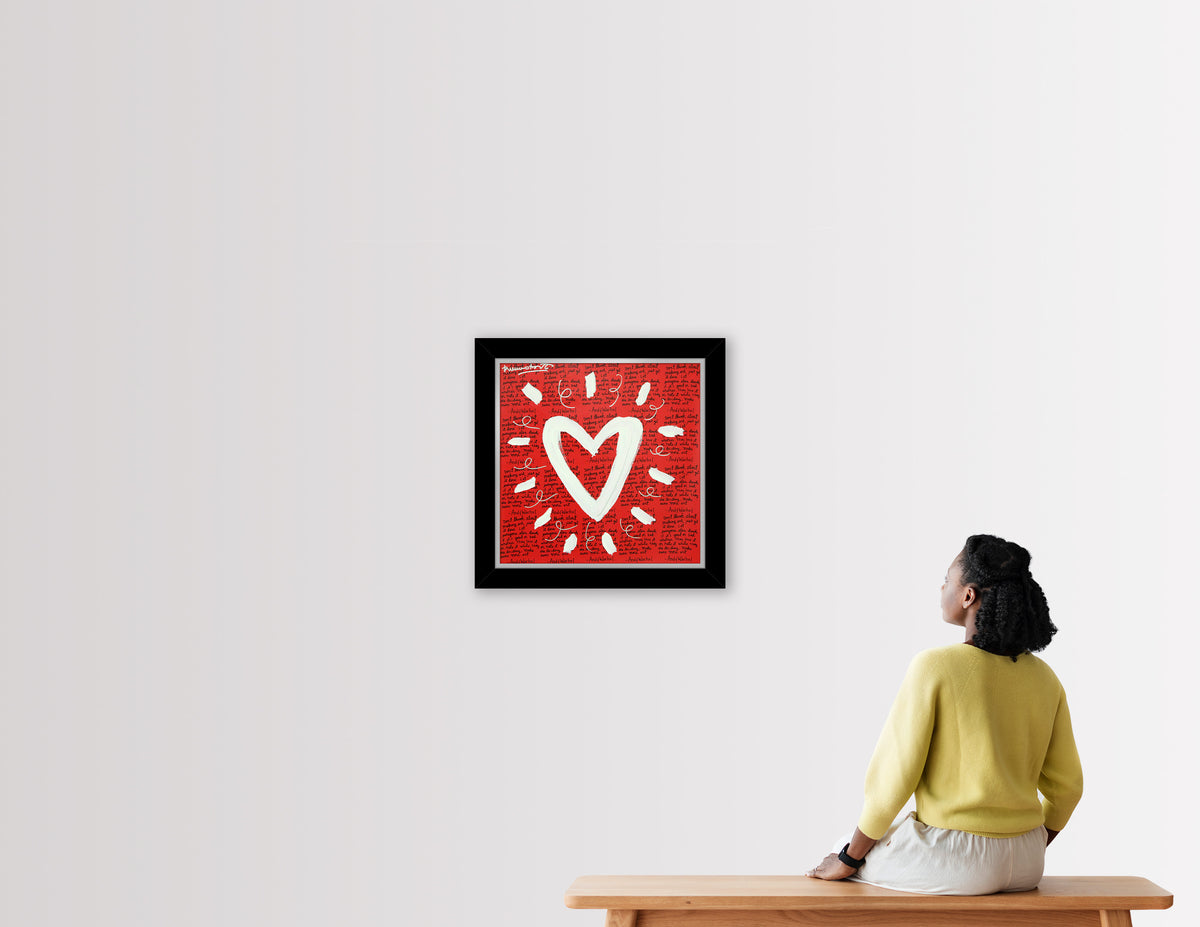 ANDY'S HEART - Mixed Media Original