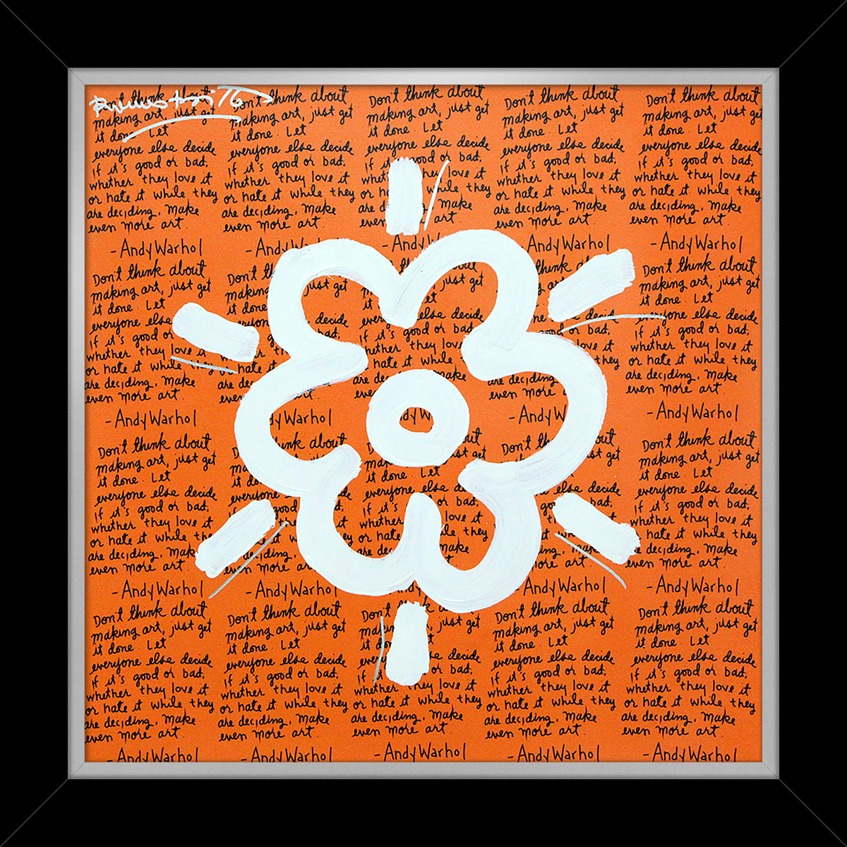 ANDY'S FLOWER -  Mixed Media Original