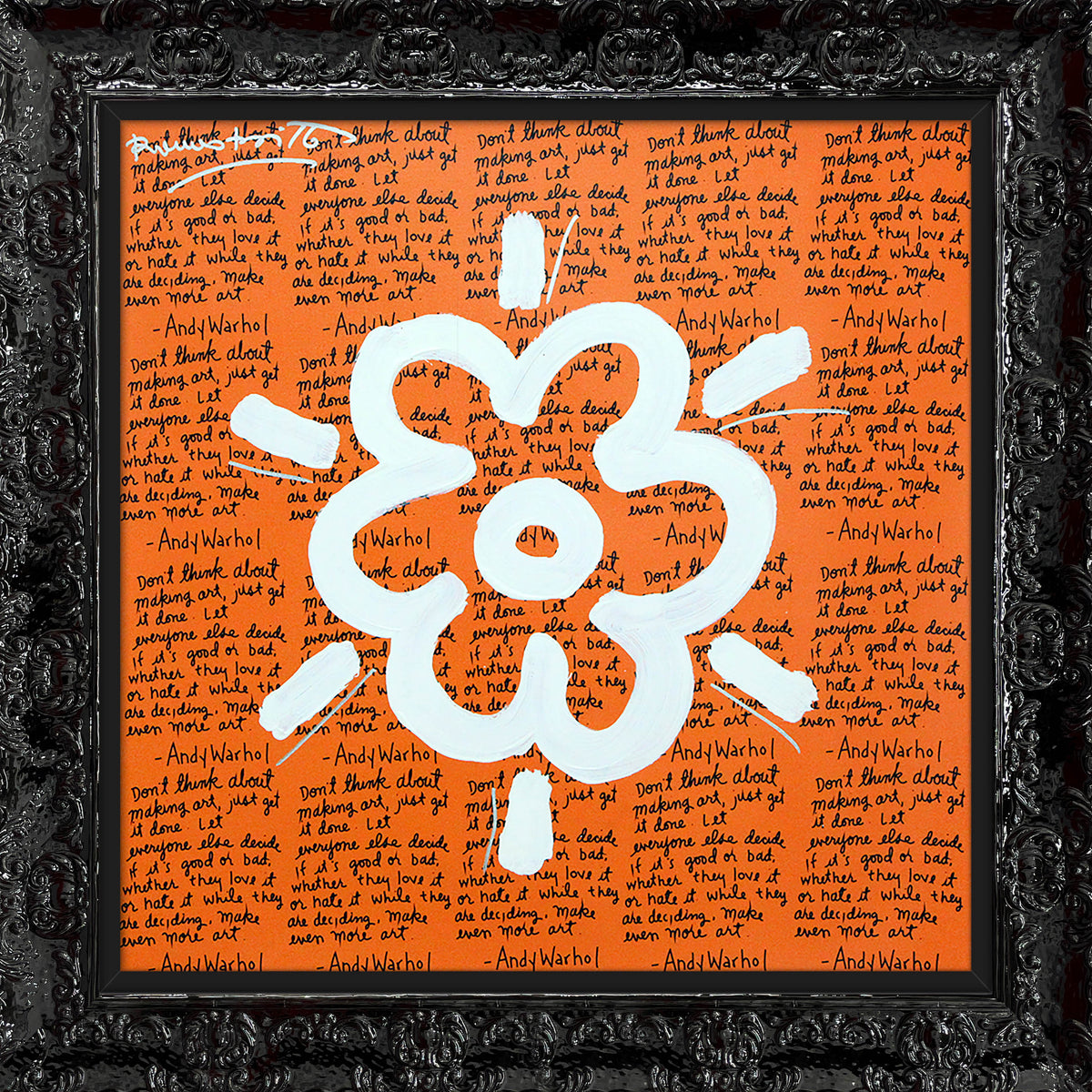 ANDY'S FLOWER -  Mixed Media Original