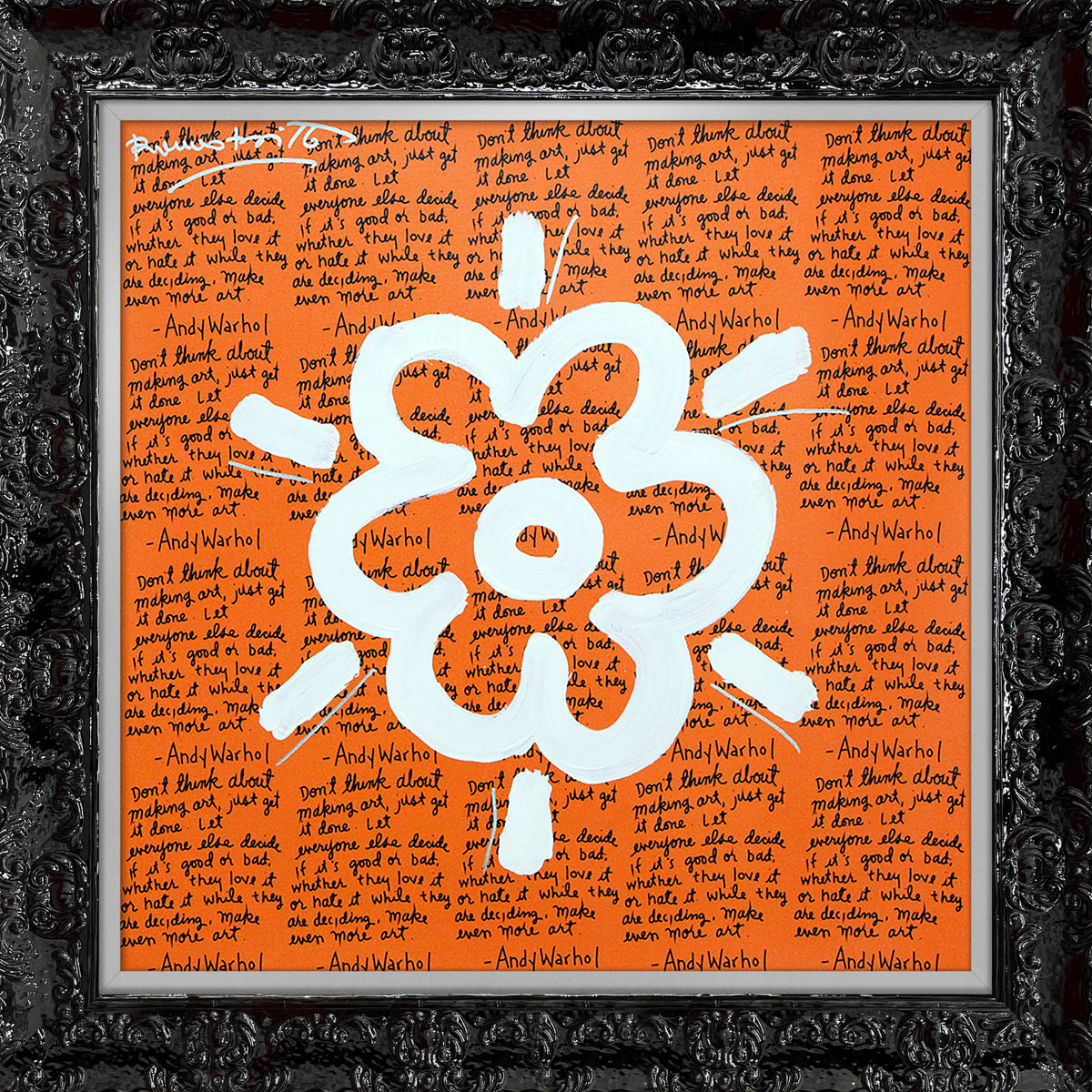 ANDY'S FLOWER -  Mixed Media Original