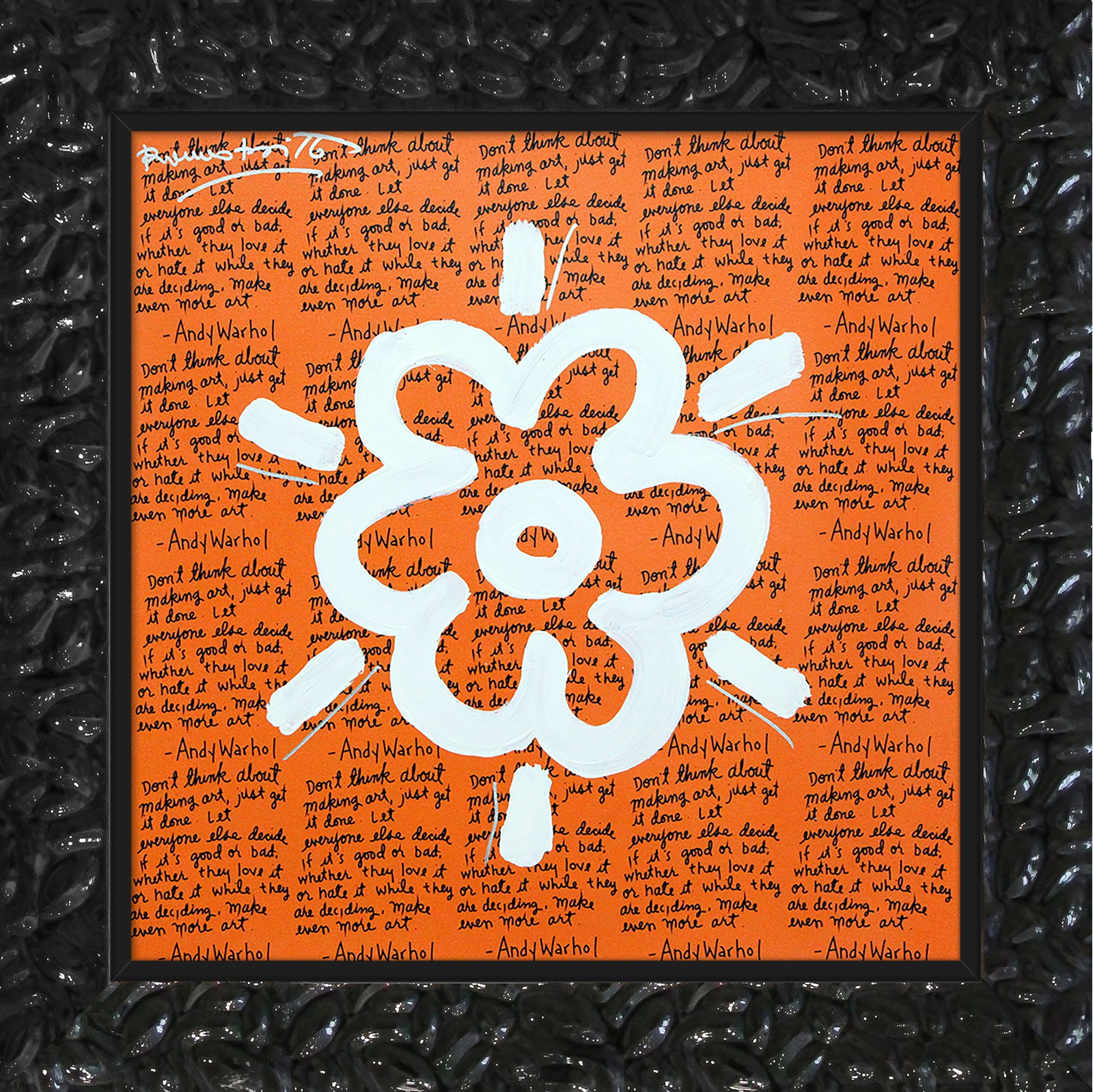 ANDY'S FLOWER -  Mixed Media Original