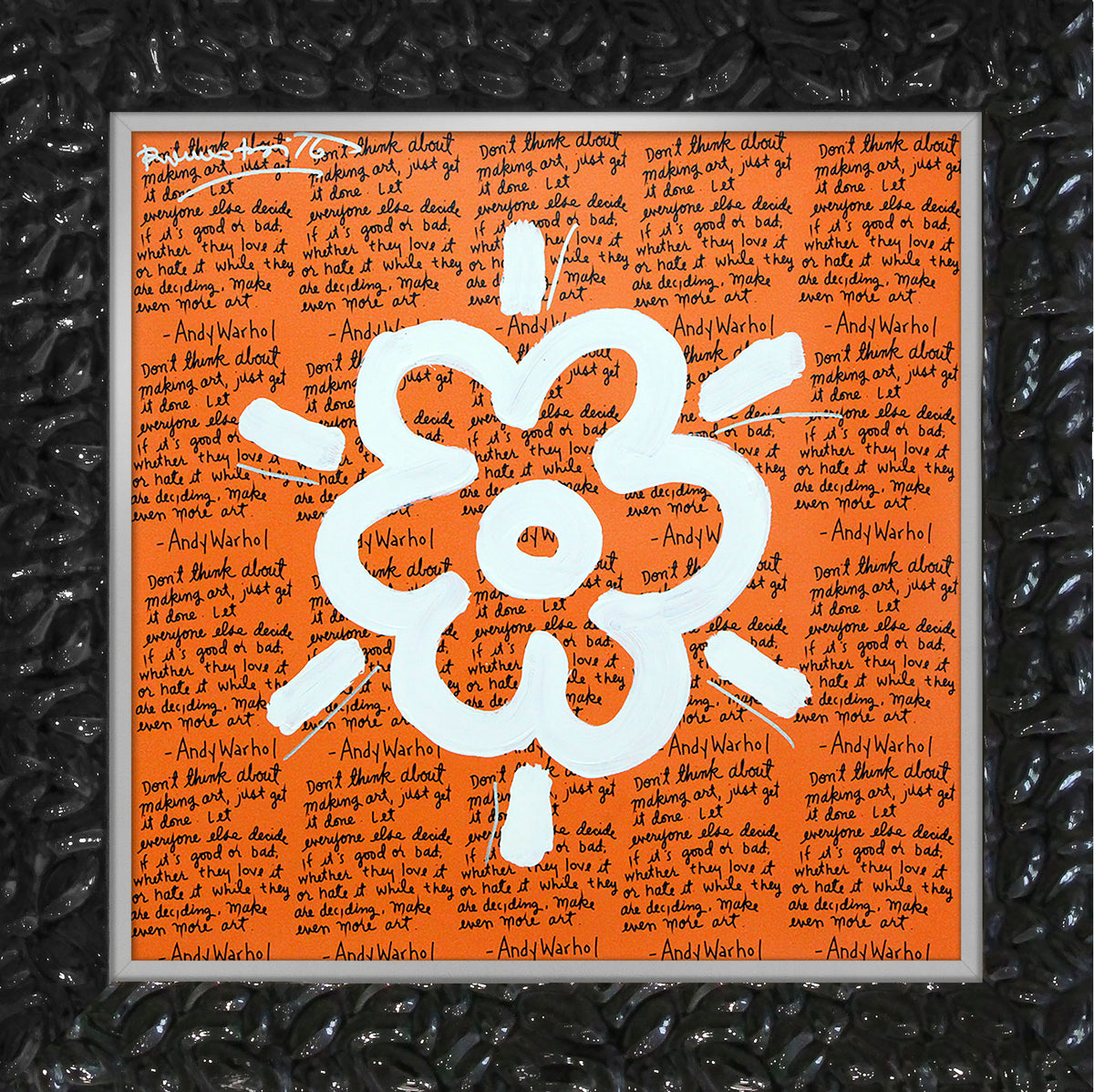 ANDY'S FLOWER -  Mixed Media Original