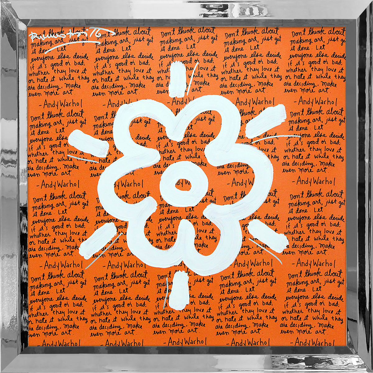 ANDY'S FLOWER -  Mixed Media Original