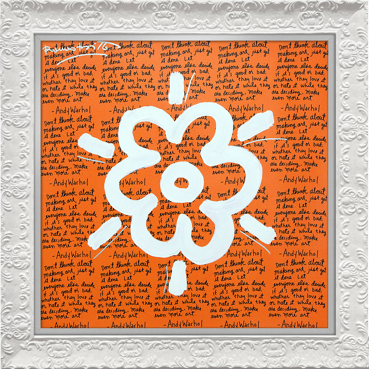 ANDY'S FLOWER -  Mixed Media Original