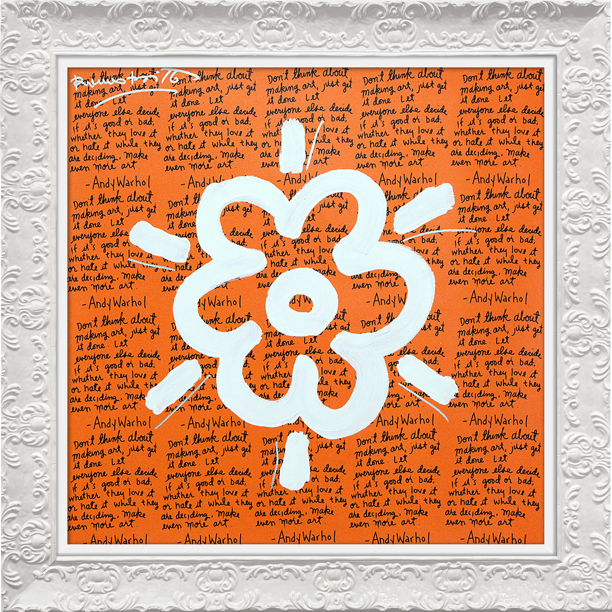 ANDY'S FLOWER -  Mixed Media Original