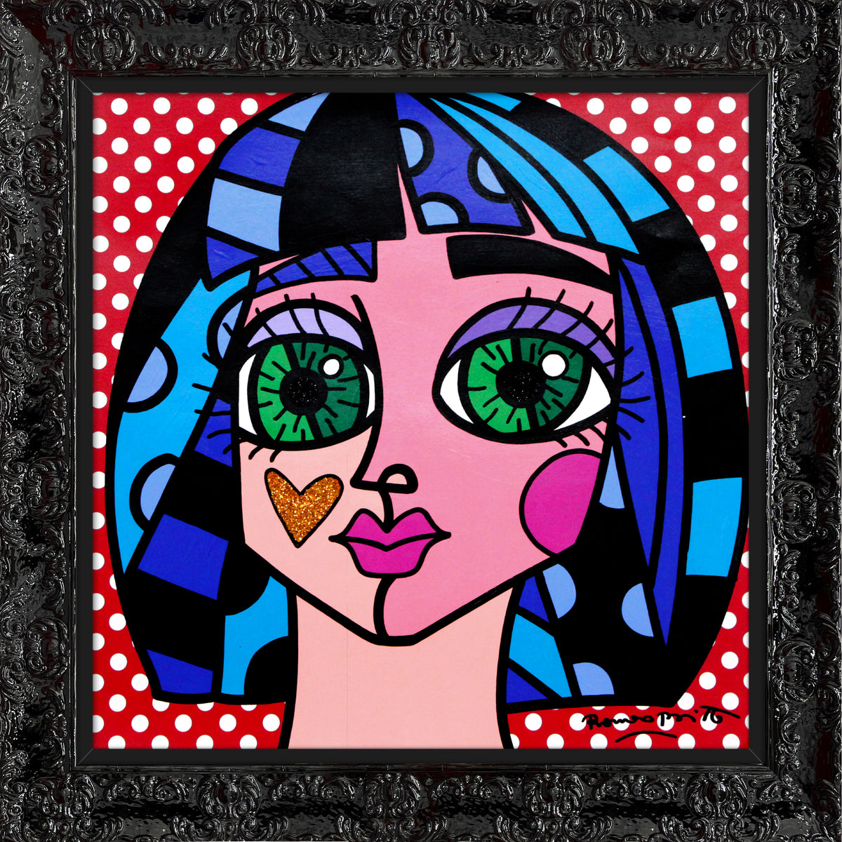 WHITE DOTS -  Original Painting