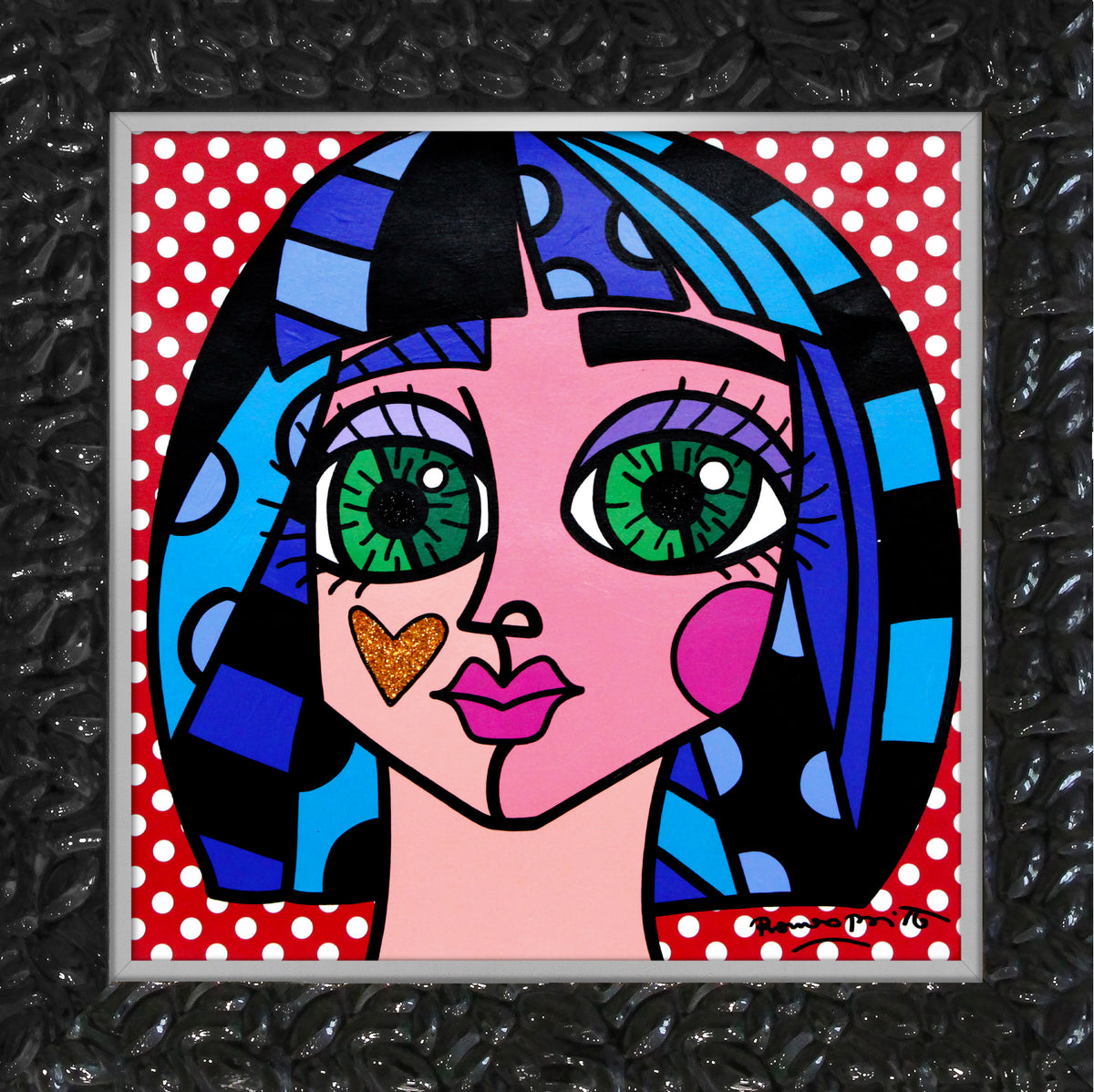 WHITE DOTS -  Original Painting