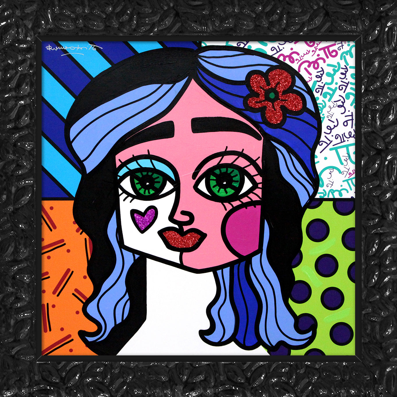 RED FLOWER -  Original Painting